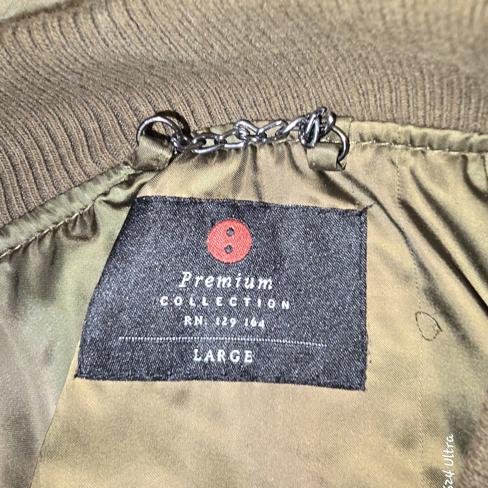 Premium Collection Olive Jacket Embroidered - Picture 5 of 5